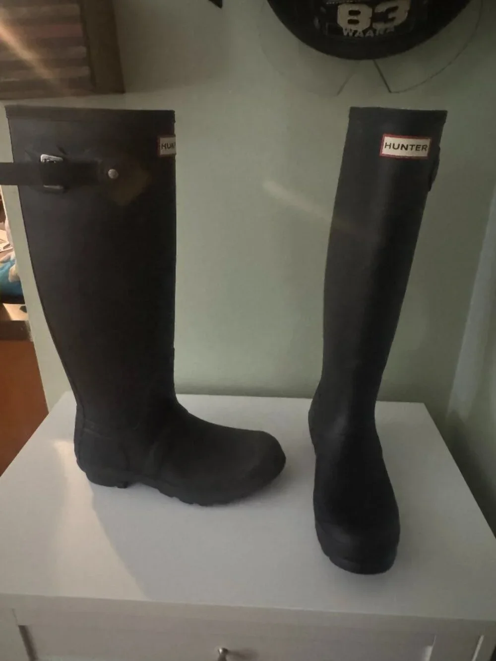 Womens Black Hunter Original Tall Boots
